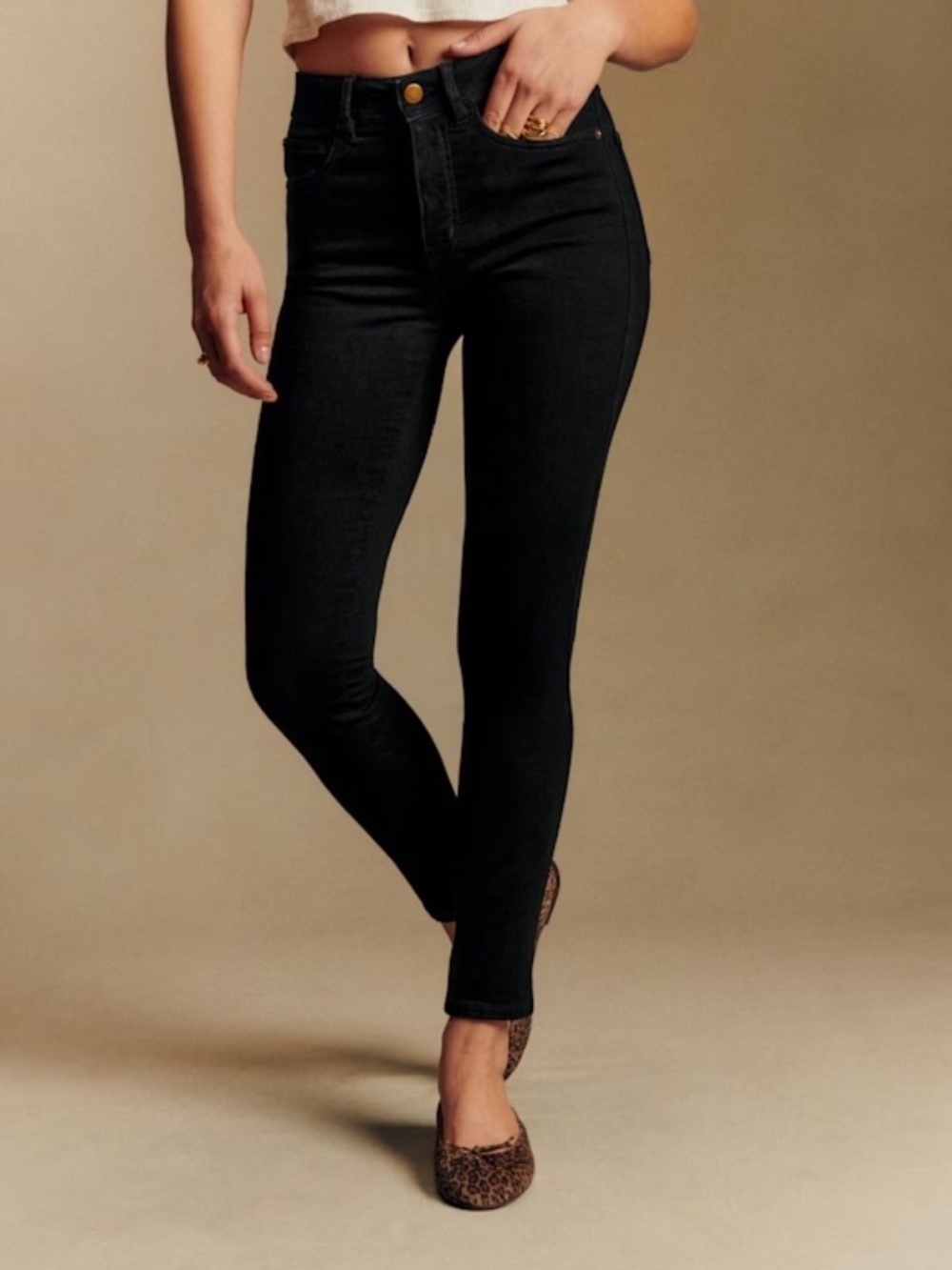 Sezane Denim Black Jeans